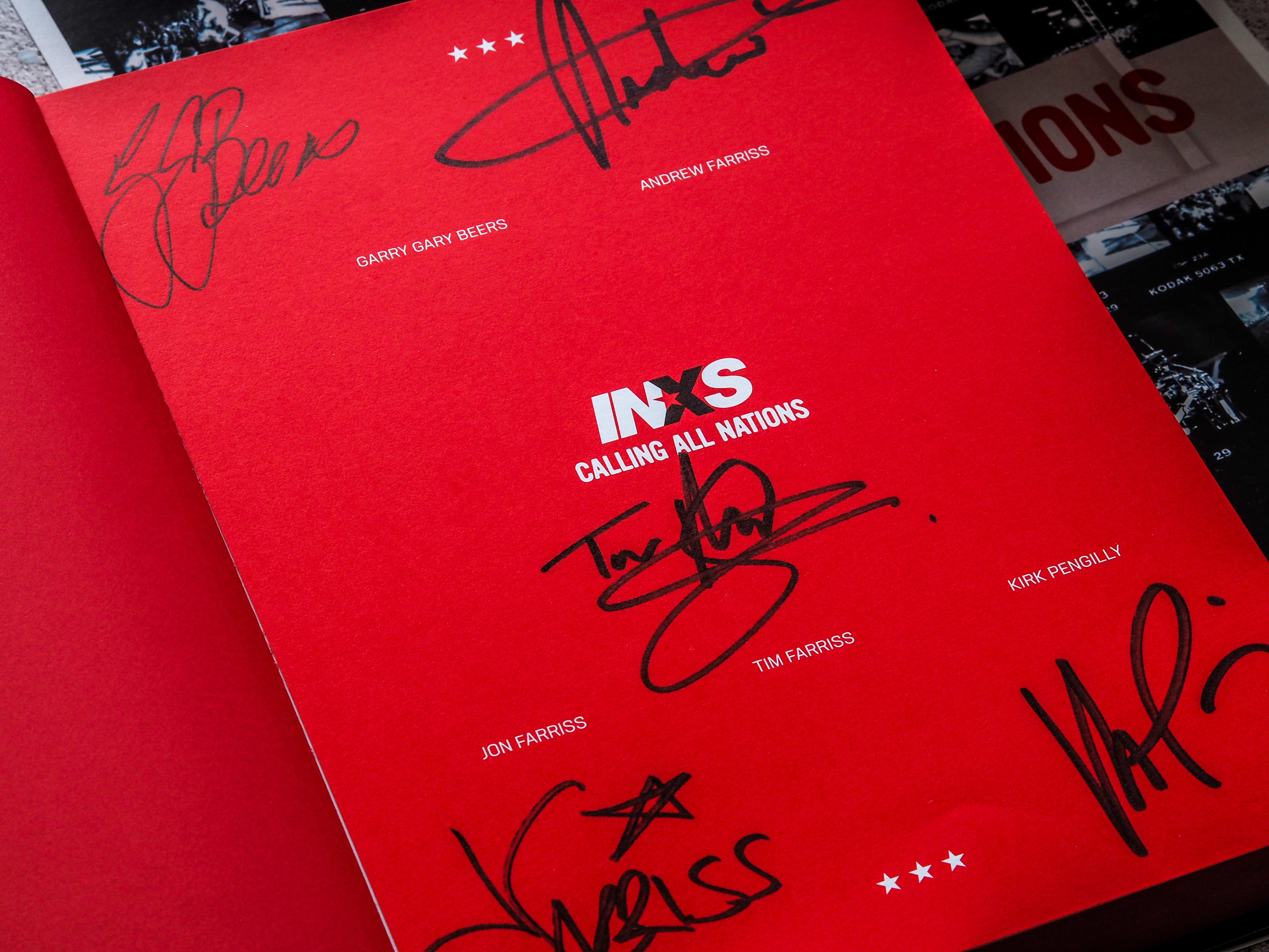 INXS - Calling All Nations: A Fan History of INXS (Signed Super Deluxe Edition Book)
